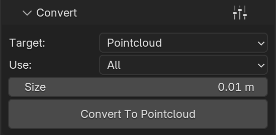 Convert Panel