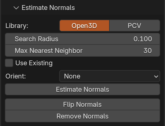 Estimate Normals