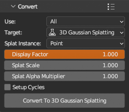 Convert Panel