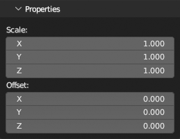 Position Colors Shader Properties Panel