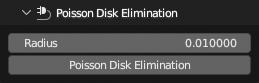 Poisson Disk Elimination