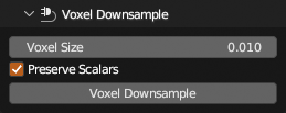 Voxel Downsample