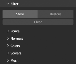 Filter Panel