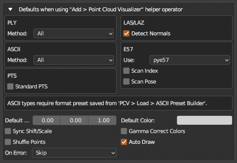 Add Operator Panel