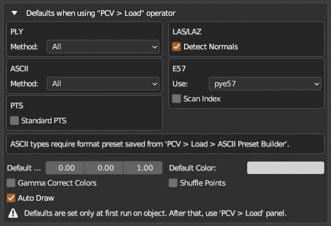 Load Operator Panel